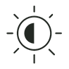 Brightness pictogram