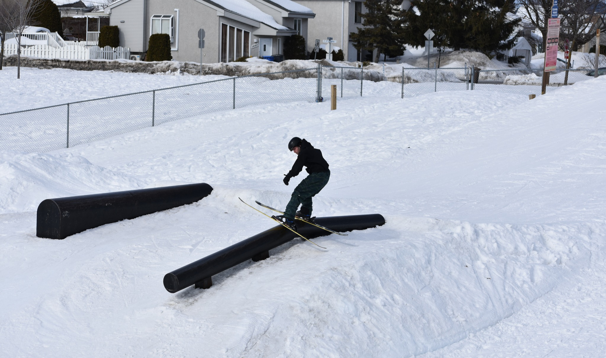 Le snowpark du Groupe Plein air Terrebonne