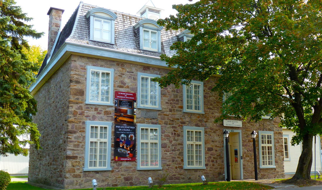 Exterior facade of the Regional Museum in Vaudreuil-Soulanges