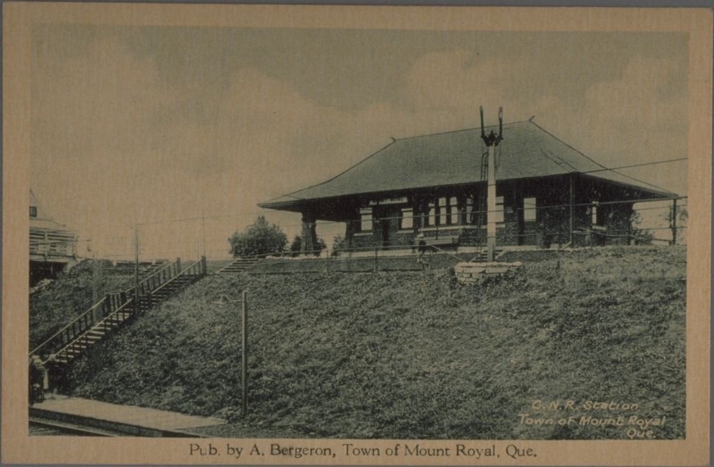 Gare Mont-Royal en 1917