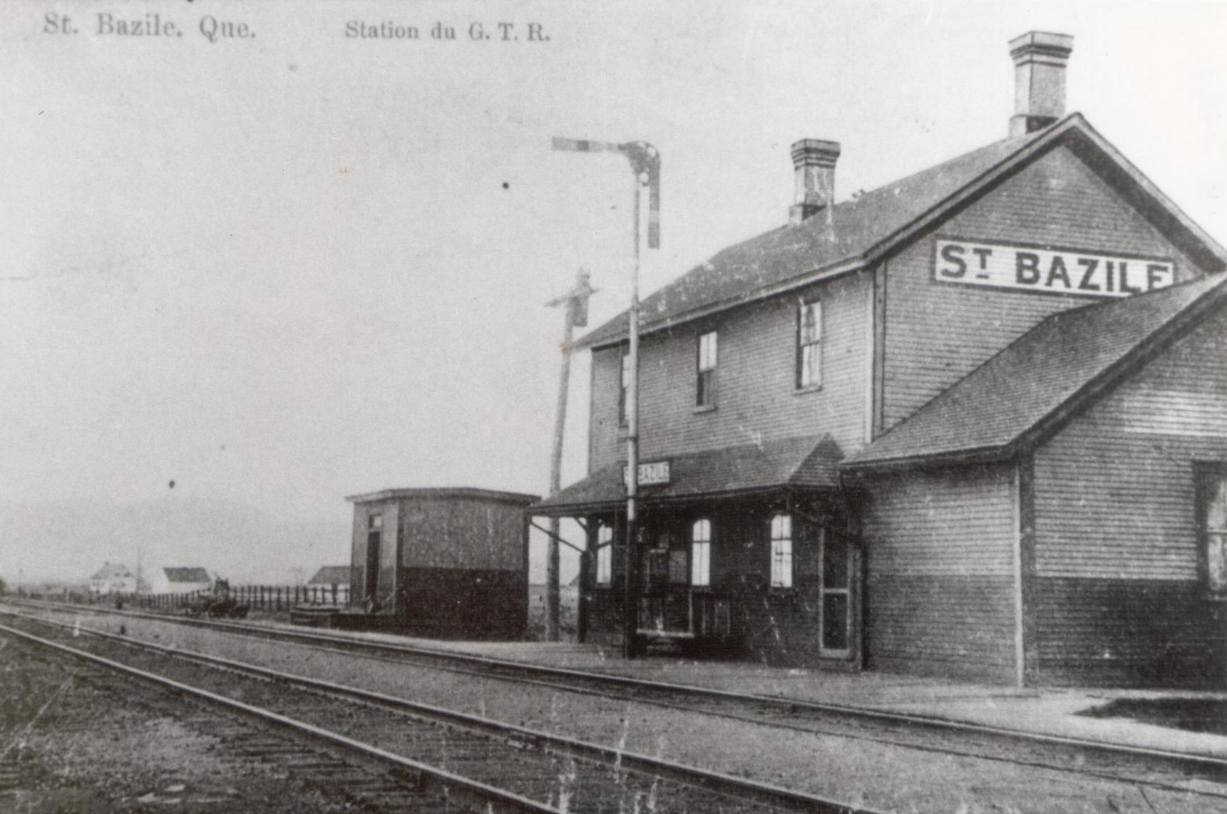 Gare de Saint-Basile-le-Grand, vers 1910