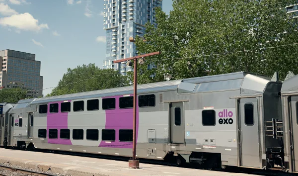Train exo par une belle journée d’été
