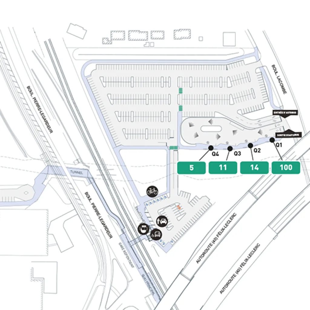 Plan de la Gare Repentigny